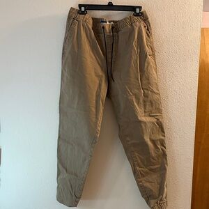 Men's Tan Casual Jogger Pants